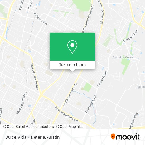 Mapa de Dulce Vida Paleteria