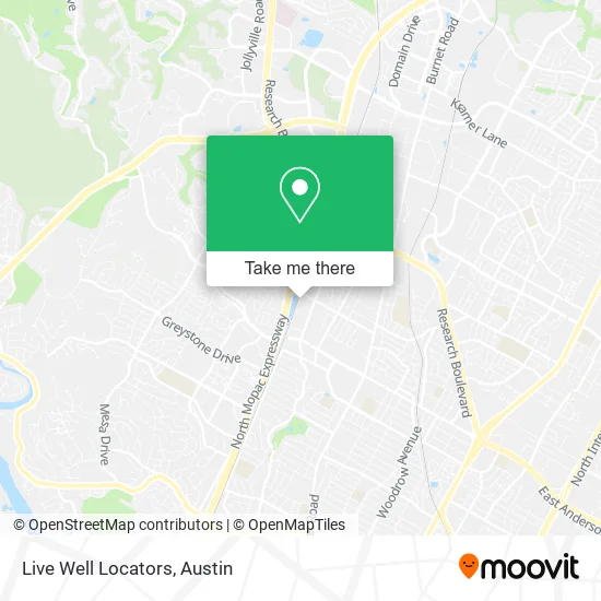Live Well Locators map