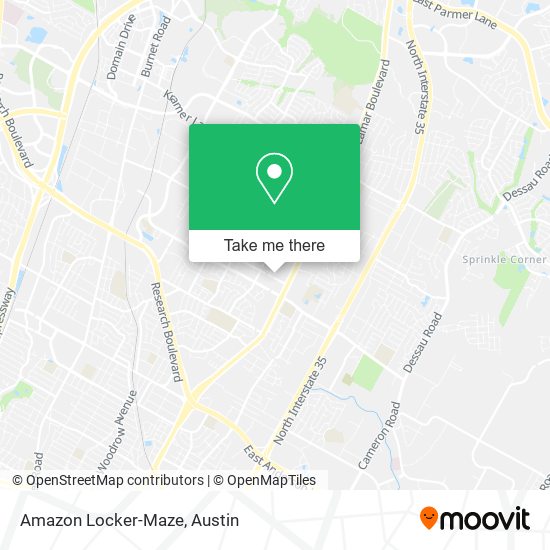 Mapa de Amazon Locker-Maze
