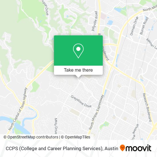 CCPS (College and Career Planning Services) map