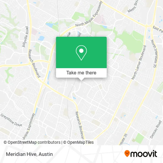 Meridian Hive map