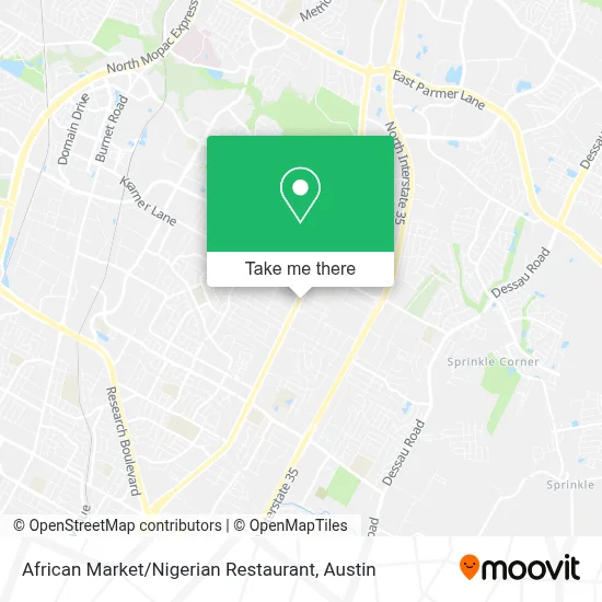 African Market / Nigerian Restaurant map