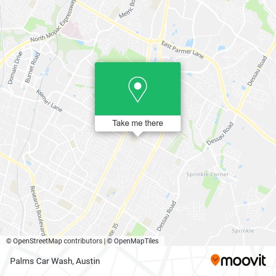 Palms Car Wash map