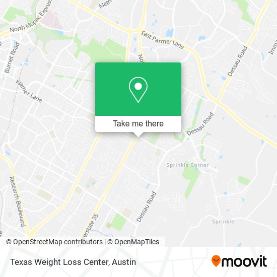 Texas Weight Loss Center map