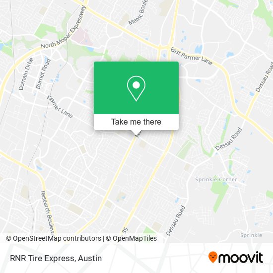 RNR Tire Express map