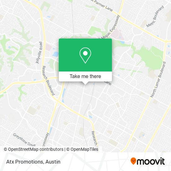 Atx Promotions map