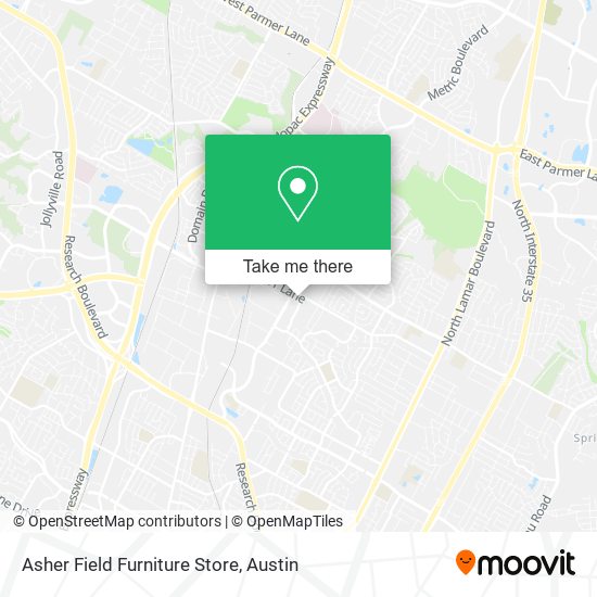 Mapa de Asher Field Furniture Store