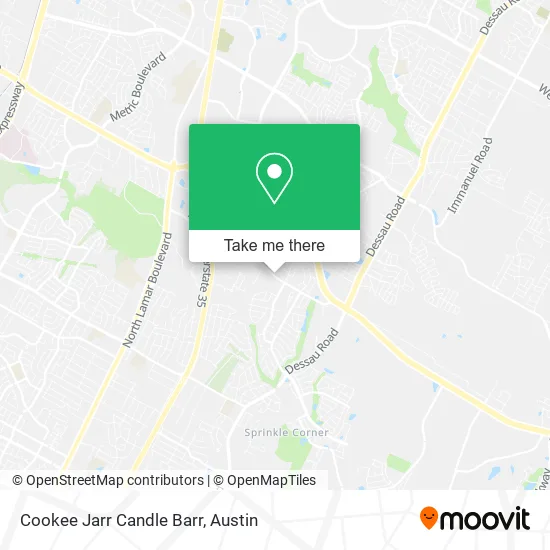 Cookee Jarr Candle Barr map