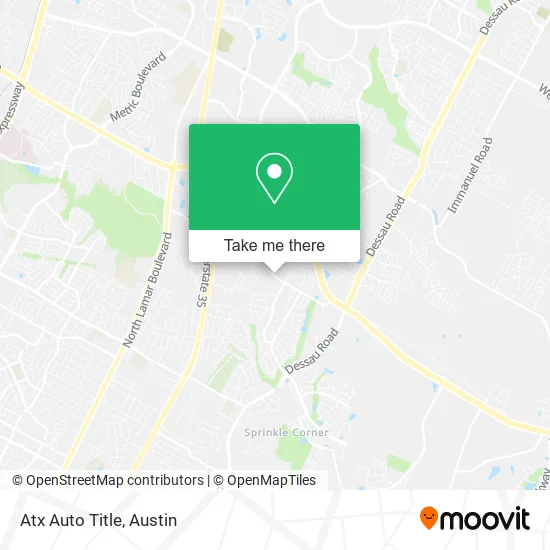 Atx Auto Title map