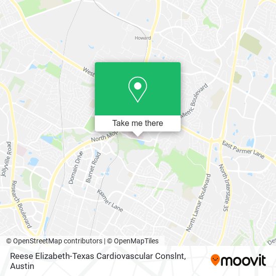 Mapa de Reese Elizabeth-Texas Cardiovascular Conslnt