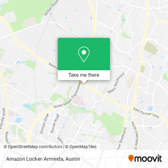 Amazon Locker-Arminda map