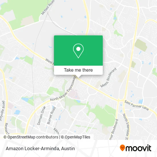Mapa de Amazon Locker-Arminda
