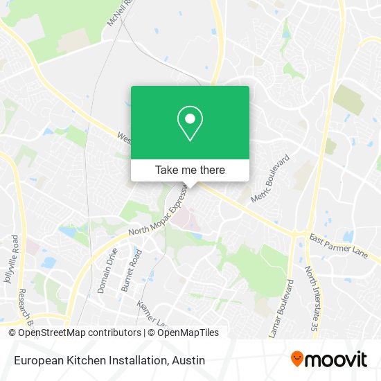 European Kitchen Installation map