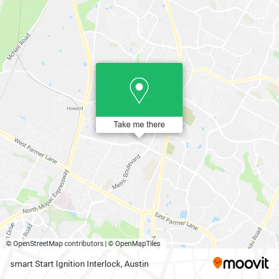 smart Start Ignition Interlock map