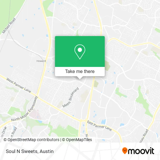 Soul N Sweets map