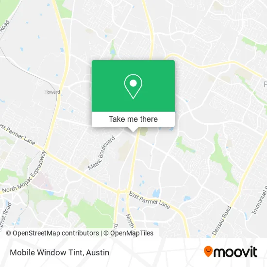 Mobile Window Tint map