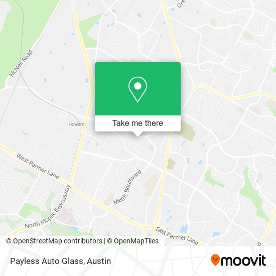 Mapa de Payless Auto Glass