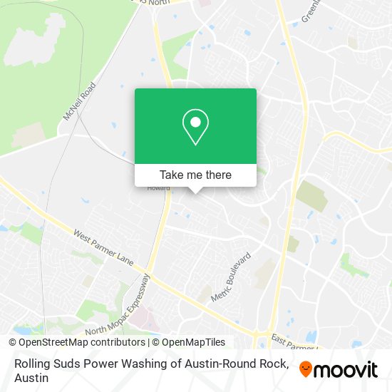 Rolling Suds Power Washing of Austin-Round Rock map