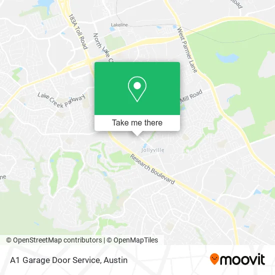 A1 Garage Door Service map
