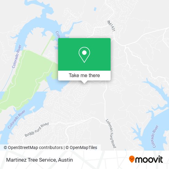 Martinez Tree Service map