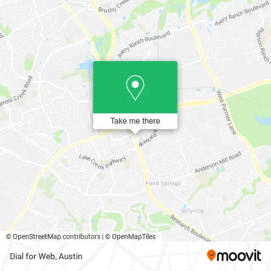 Dial for Web map