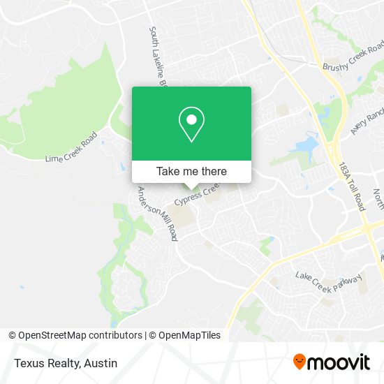 Texus Realty map