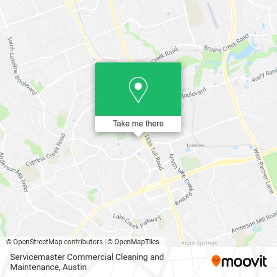 Mapa de Servicemaster Commercial Cleaning and Maintenance
