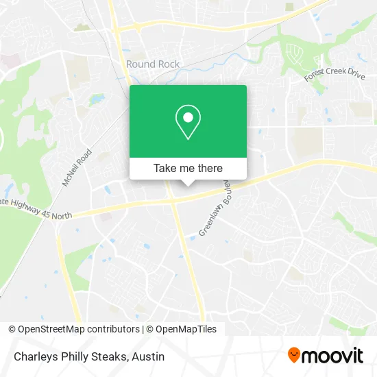 Charleys Philly Steaks map