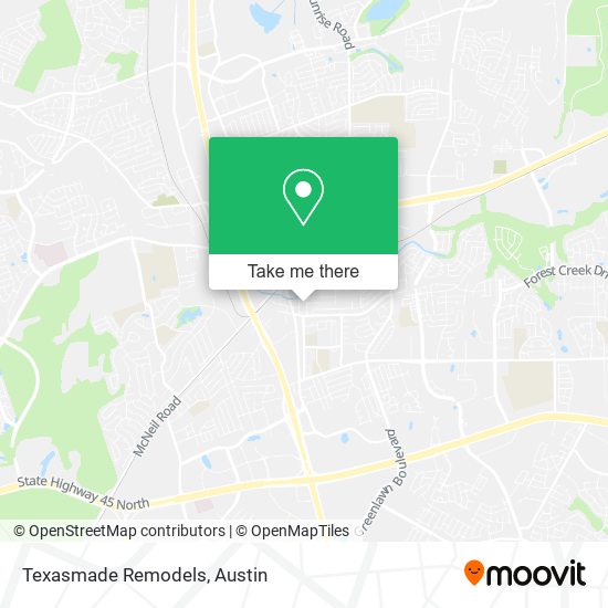 Mapa de Texasmade Remodels