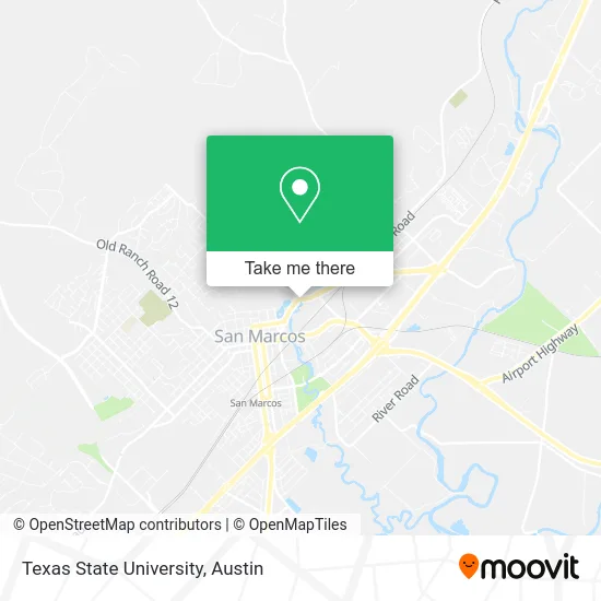 Texas State University map