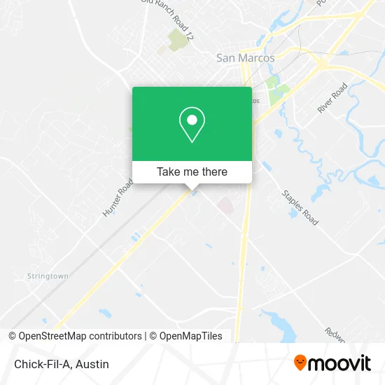 Chick-Fil-A map
