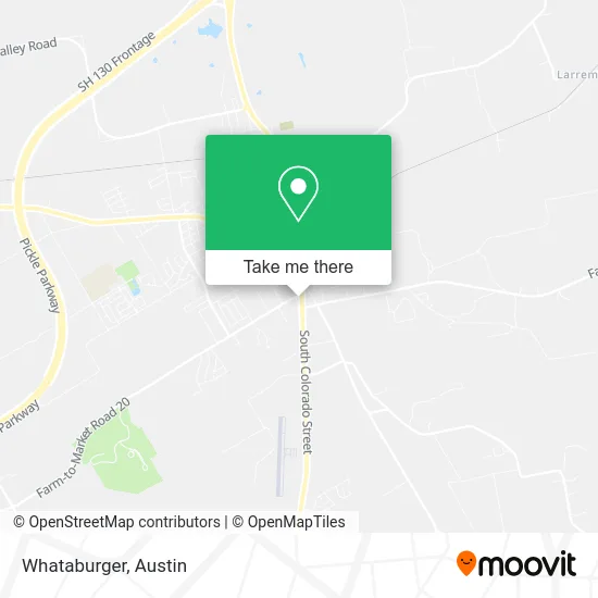 Whataburger map