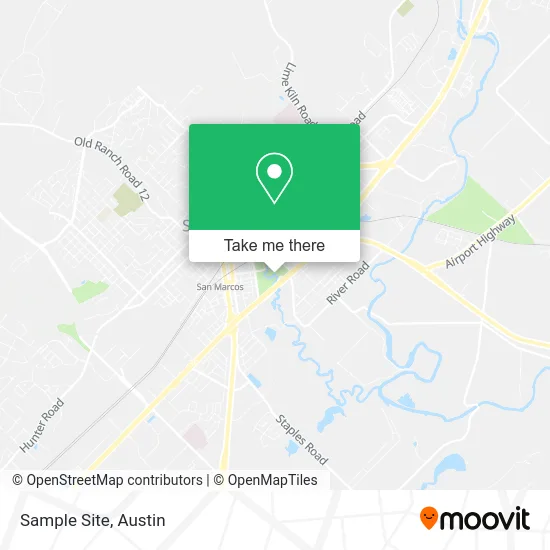 Sample Site map