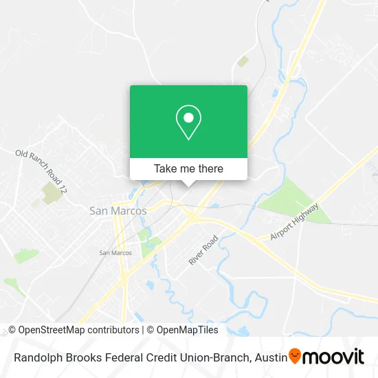 Randolph Brooks Federal Credit Union-Branch map