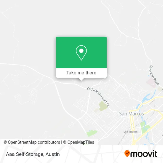 Aaa Self-Storage map