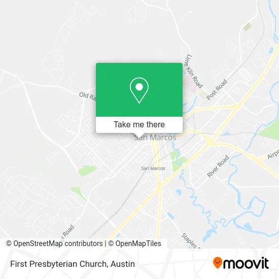First Presbyterian Church map