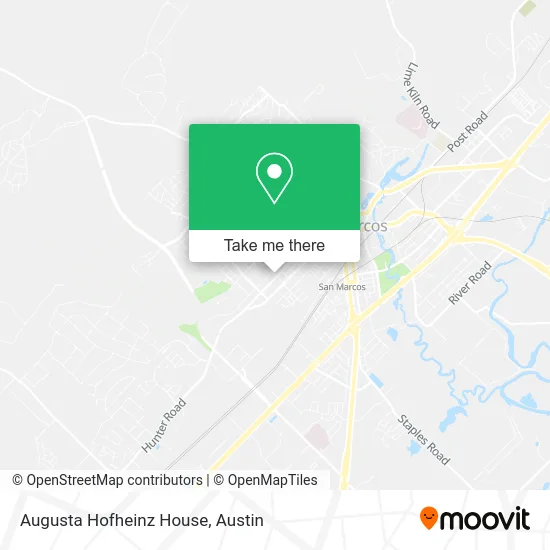 Augusta Hofheinz House map