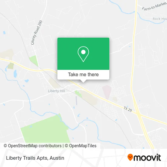 Mapa de Liberty Trails Apts