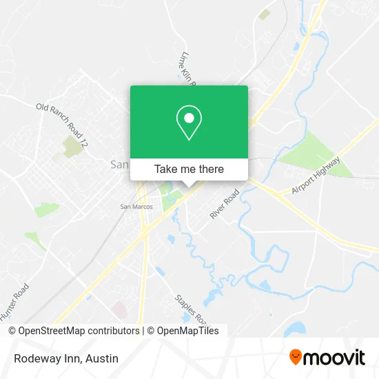 Rodeway Inn map
