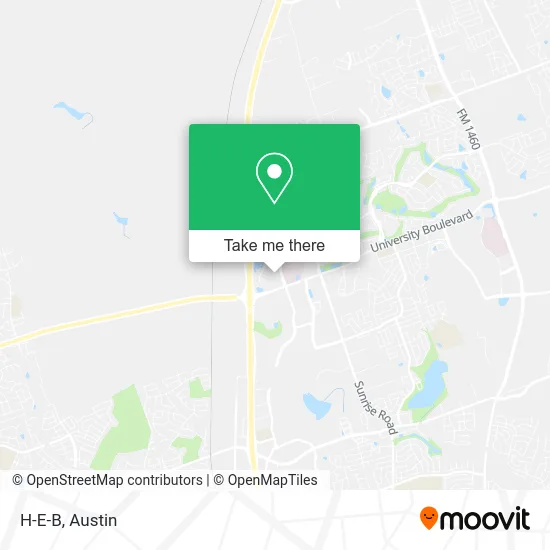 H-E-B map