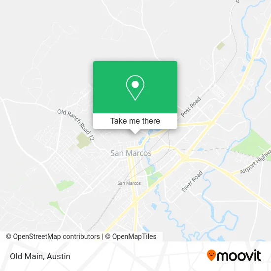 Old Main map