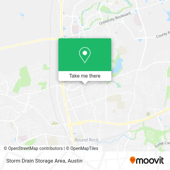 Storm Drain Storage Area map