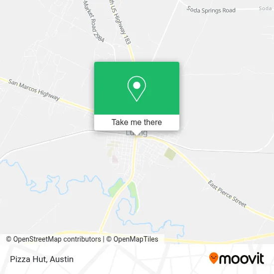 Pizza Hut map