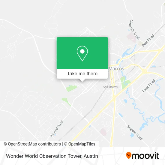 Wonder World Observation Tower map