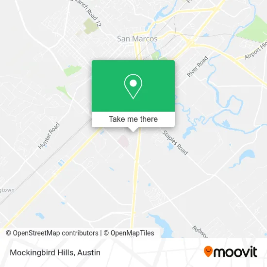 Mockingbird Hills map