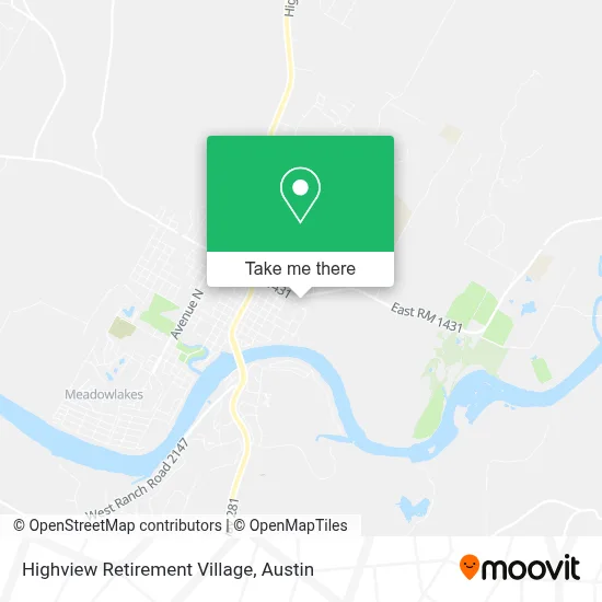 Highview Retirement Village map