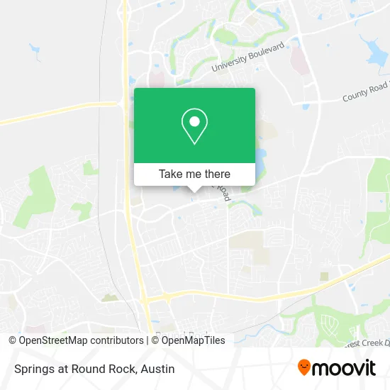 Springs at Round Rock map