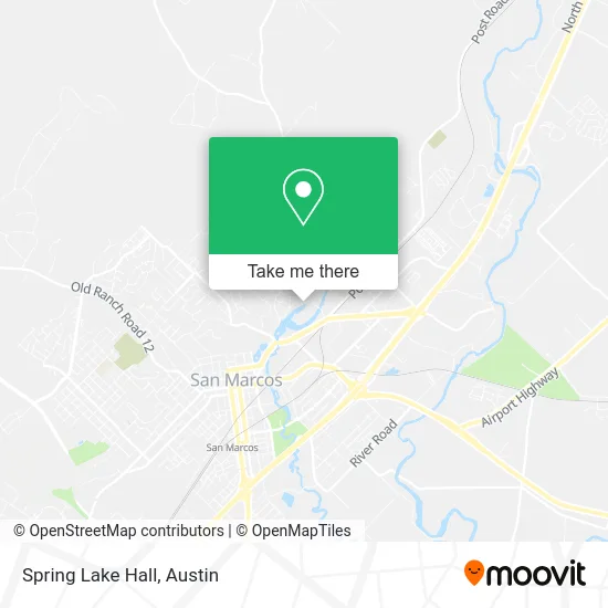 Spring Lake Hall map