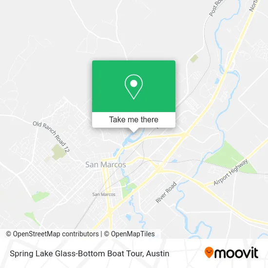 Spring Lake Glass-Bottom Boat Tour map