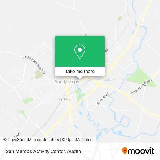 San Marcos Activity Center map